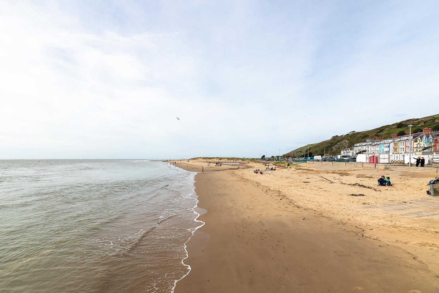 Popular Sea View Apartment Aberdyfi Luaran gambar